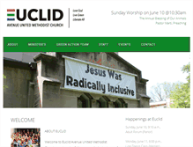 Tablet Screenshot of euclidavenueumc.org